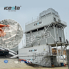 Industrial Container plate ice machine with 30t Evaporative cooling Stainless Steel Long Service Life For Concrete cooling
