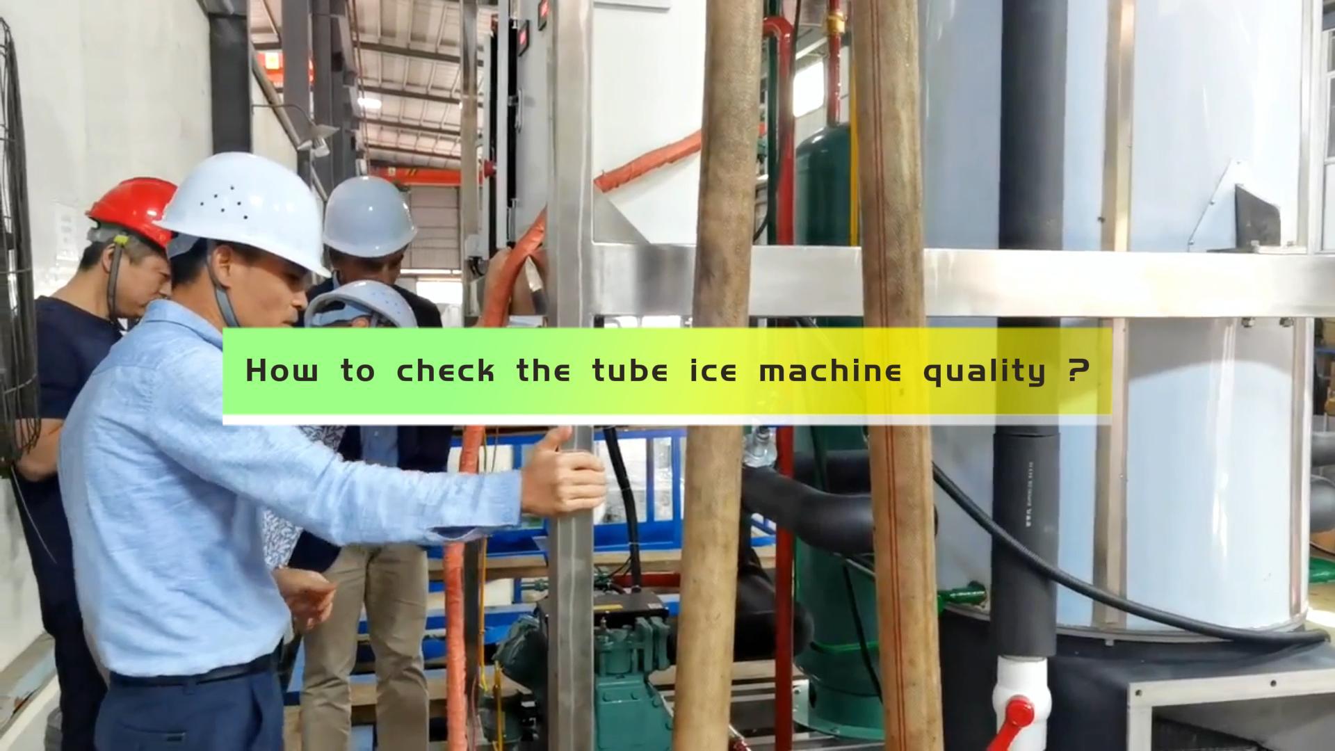 10t tube ice machine test