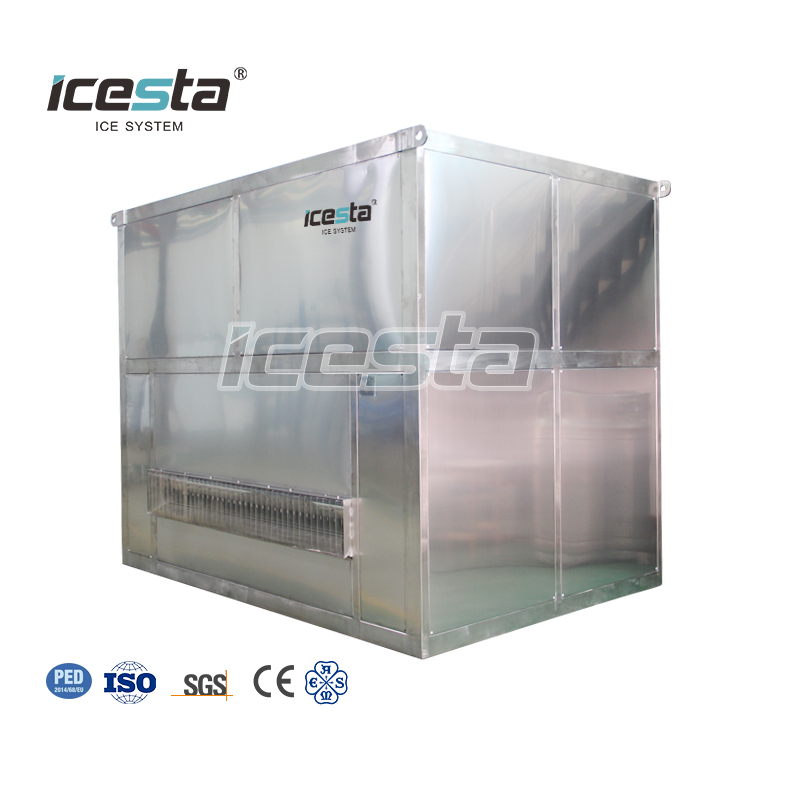 ICESTA 10 Ton Stainless Steel Plate Ice Machine, High Quality Automatic Long Service Life 