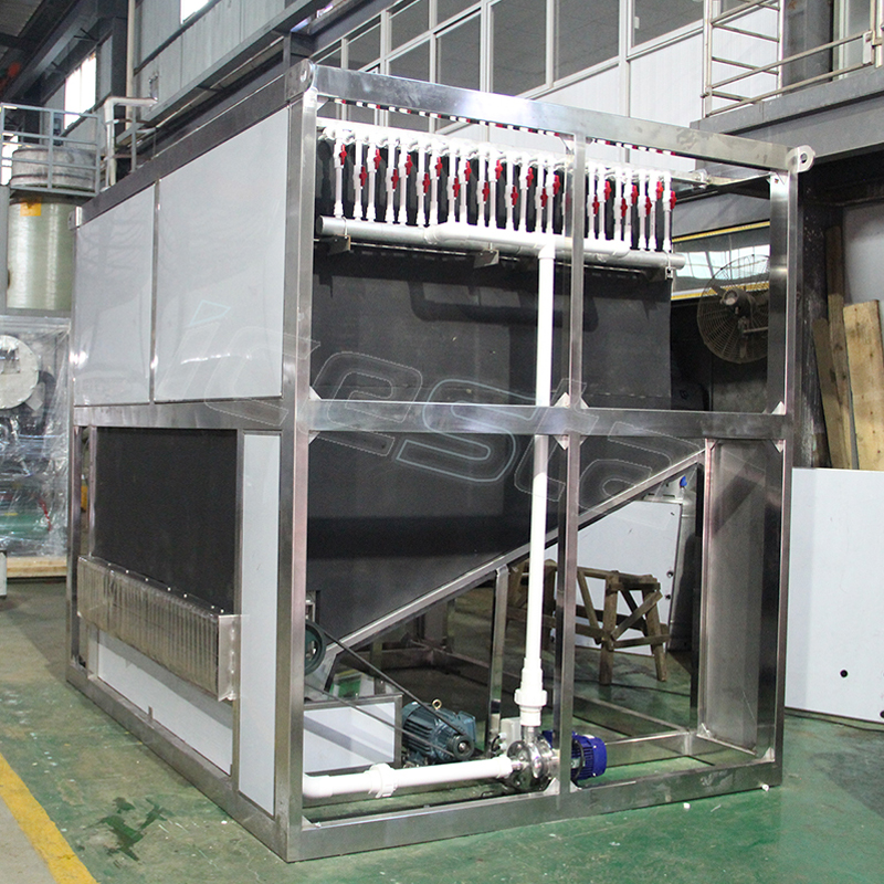 ICESTA 10 Ton Stainless Steel Plate Ice Machine, High Quality Automatic Long Service Life 