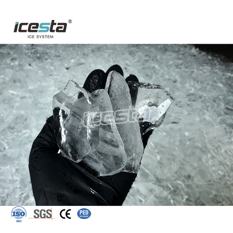 Stainless Steel 30T Ice Plate Machine for Industrial Concrete Cooling, Durable