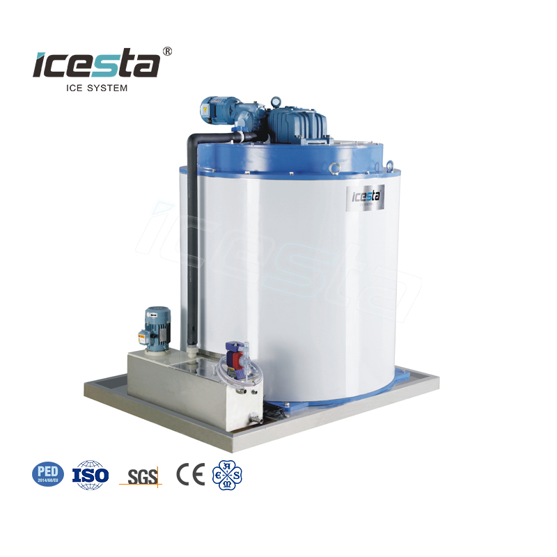 ICESTA 10 Ton Industrial Flake Ice Evaporator Drum | Factory Price