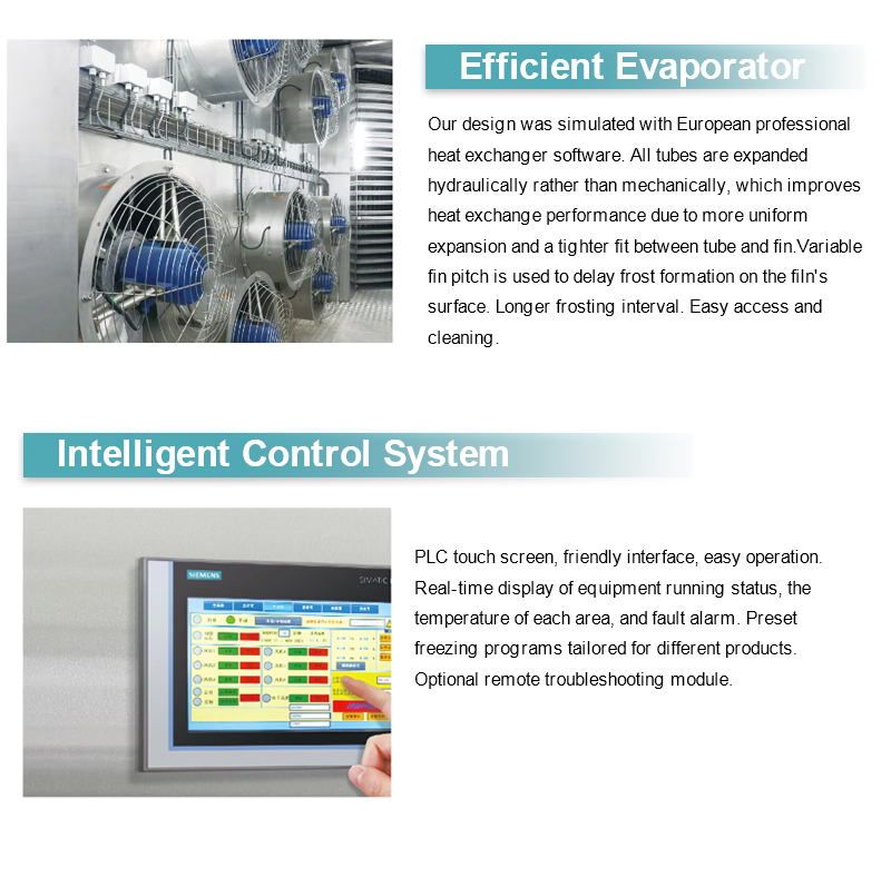 Industrial Single Spirals Freezer Machine, ICESTA Manufacturer, High Capacity, High Efficiency, Automatic, Low Temperature
