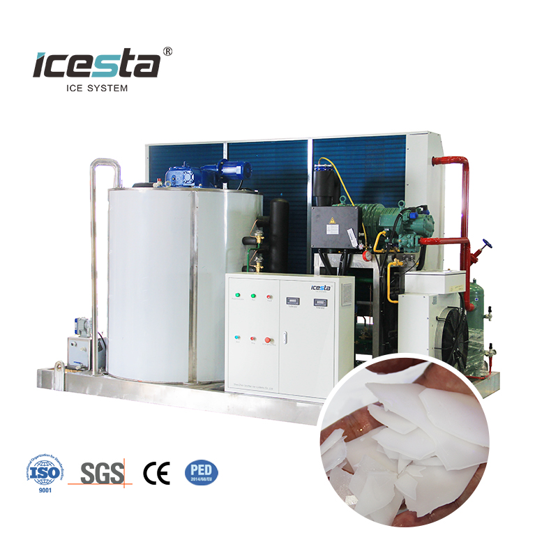 ICESTA 8-15 Ton Industrial Flake Ice Machine para sa Isda