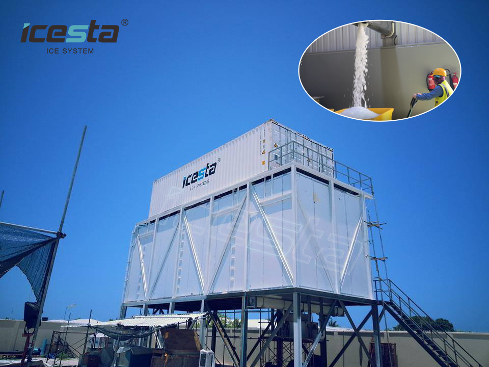 ICESTA Automatic High Productivity Long Service Life 40 Ton Containerized slurry ice system $160000-$170000