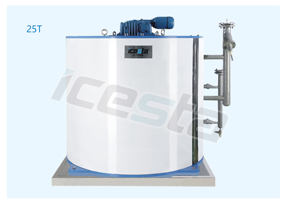 Icesta Ice Flake Maker Drum 10tons Industrial Flake Ice Evaporator of Factory Price $10000 - $20000