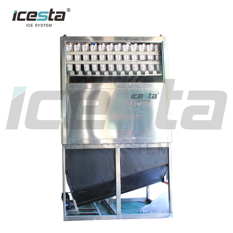 Icesta 5 Ton Ice Cube Machine Industrial Ice Cube Making Machine