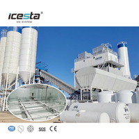 ICESTA Containerized 40 Ton Industrial Automatic Ice Plant with Rake ice system for Concrete Pouring Hydropower Station $170000