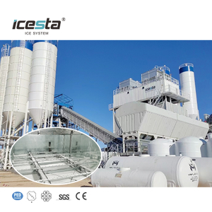 ICESTA Containerized 40 Ton Industrial Automatic Ice Plant with Rake ice system for Concrete Pouring Hydropower Station $170000