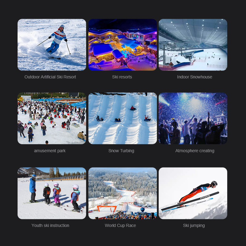All Season Artificial Snow Maker System for Indoor Ski Resort Daily Operation