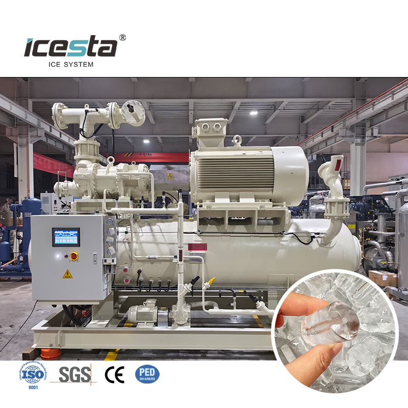 ICEST Ammonia Refrigeration Compressor Unit High Efficiency Compressor Cooling System for Ice Machine And Cold Room