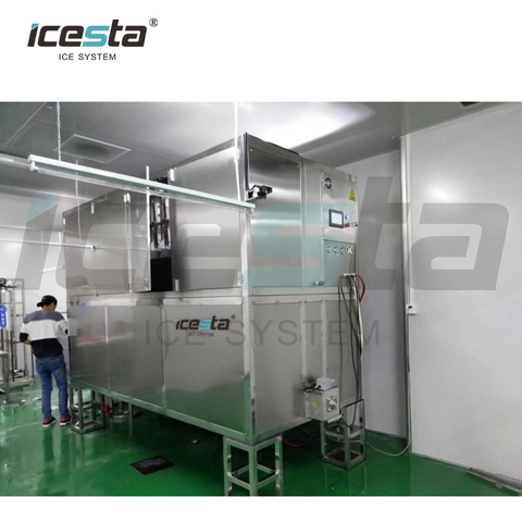 5 Tons Per Day Air Cooling Commercial Used Ice Cube Making Machine