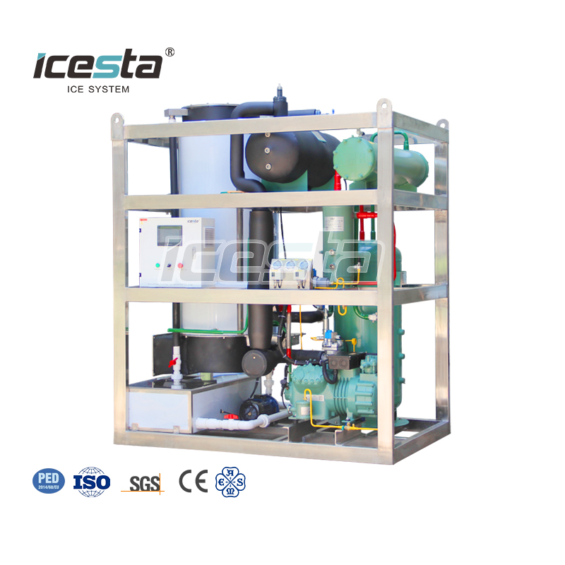 ICESTA Customized High Productivity Energy saving Long Service Life 5 ton tube ice machine $20000 - $25000