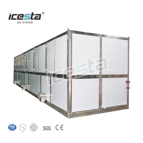 Industrial cube ice machine with 13 ton air cooling Stainless Steel for beverage shop, restaurant, bar $70000 