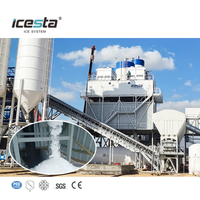 ICESTA Long Service Life Evergy Saving 60 Tons Container Flake Ice Plant with Automatic Ice Storing and Delivery System $250000