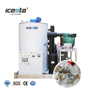 ICESTA 10 Ton Bawat Araw Industrial Flake Ice Machine