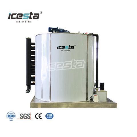 ICESTA CE Approved Flake Ice Drum Evaporator for Ammonia Ice Plant