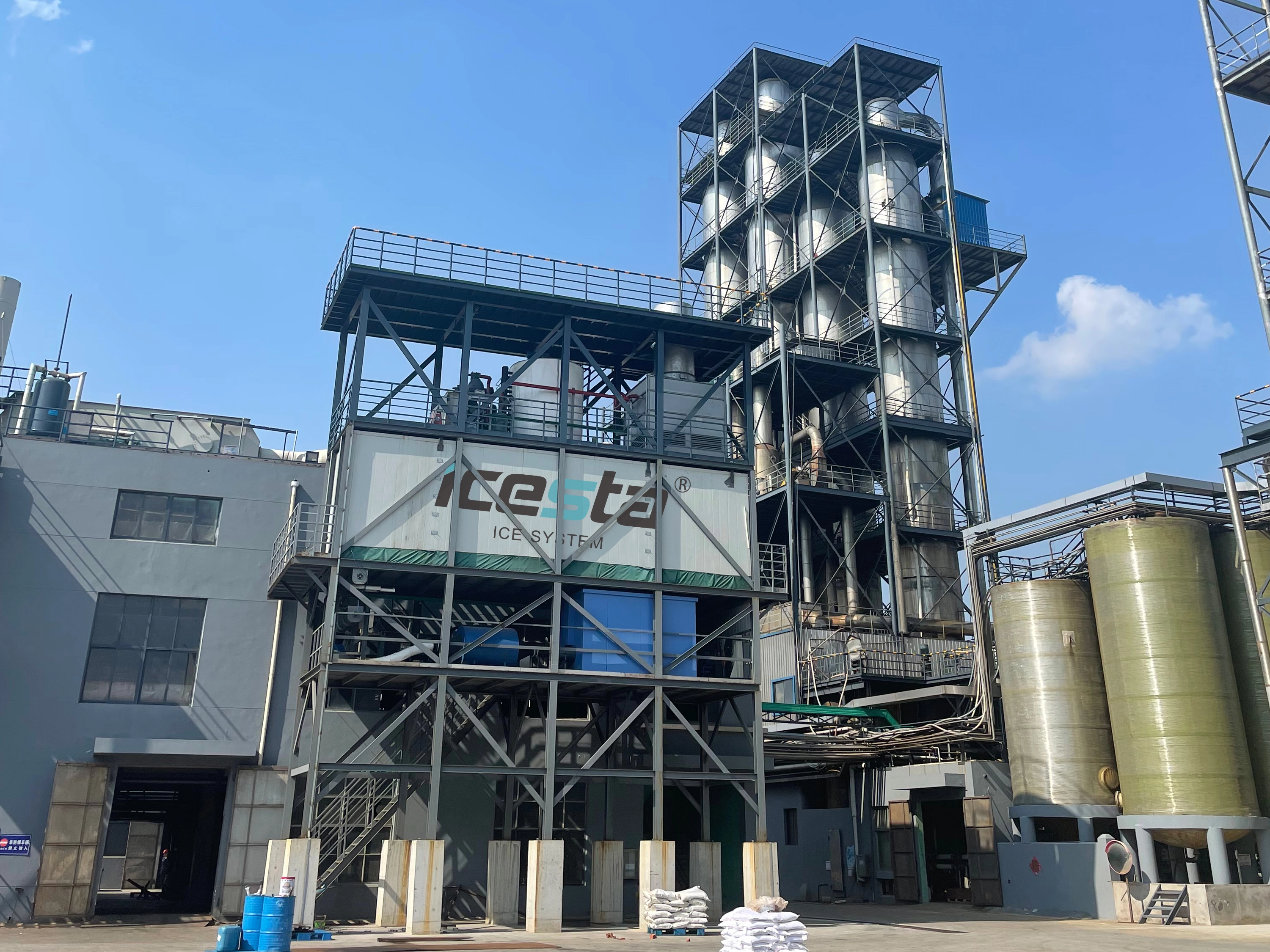 [Case Study] 50 Tons/Day Fully Automatic Flake Ice & Delivery System for A Chemical Plant in Shanghai