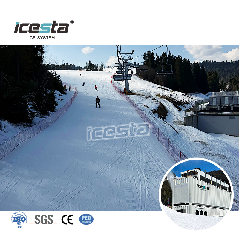 All Season Artificial Snow Maker System for Indoor Ski Resort Daily Operation