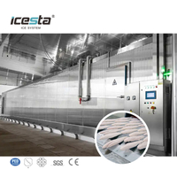 ICESTA Quick Freezer Automic Cryogenic Industrial Iqf Tunnel Freezer Para sa eafood Meat Gulay