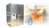 Cube ice Machine water cooling High Productivity 1Ton/Day Hot Product Customized in ICESTA $8000-$12000