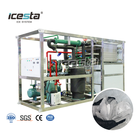 Stainless Steel 30T Ice Plate Machine for Industrial Concrete Cooling, Durable