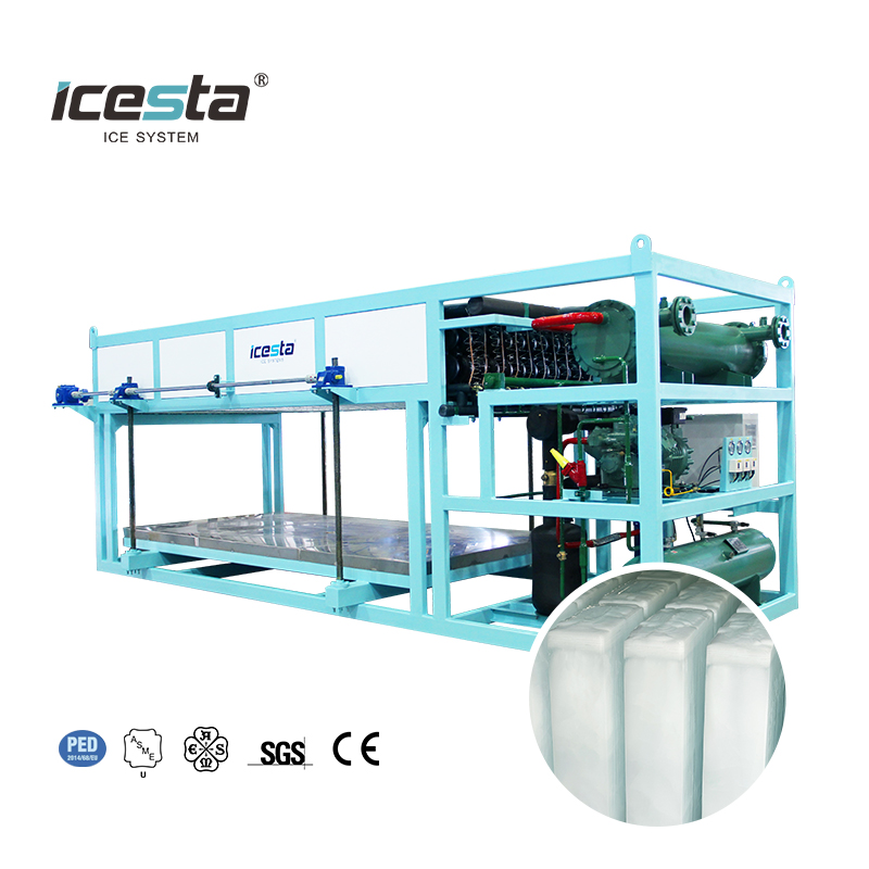 ICESTA 1-5t Direct-cooling Block Ice Making Machine Daily Capacity