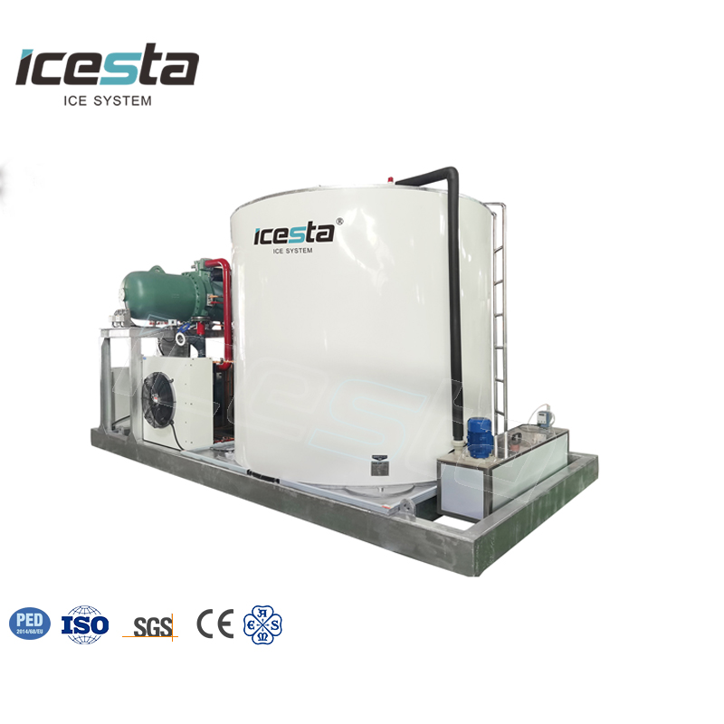 40t Flake Ice Making Machine for Fishery | ICESTA Manufacturer