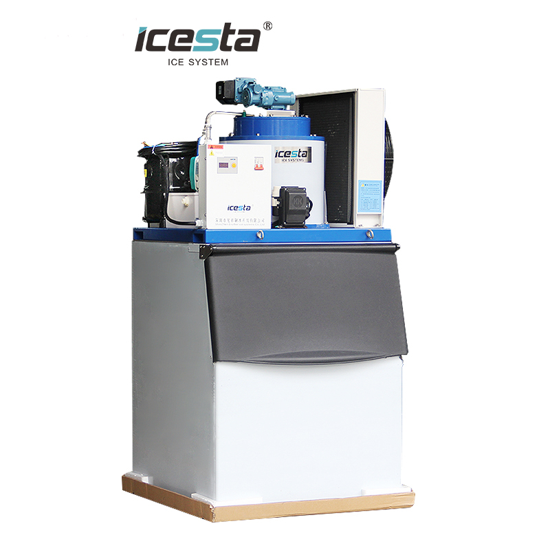 ICESTA 500kg 0.5Ton Commercial Flake Ice Machine | For Fish & Seafood