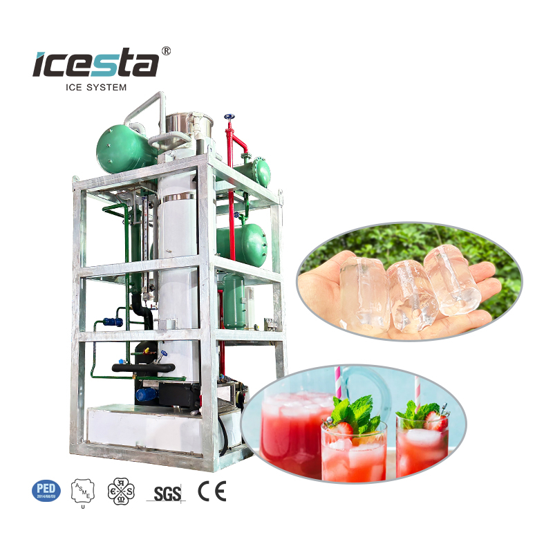 ICESTA Customized energy-saving High Productivity Long Service Life 20 Ton industrial tube ice machine $59000