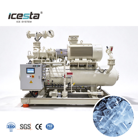 ICESTA High Efficiency Ammonia Ice Making Refrigeration System