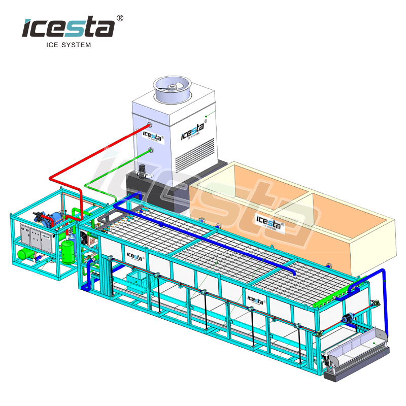 Icesta Full automatic 40tons daily Direct Cooling Block Ice Making Machine $100000- $150000
