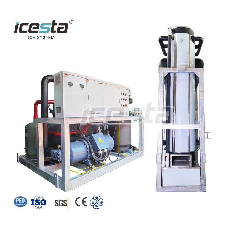 ICESTA Customized energy-saving High Productivity Long Service Life 20 Ton industrial tube ice machine $59000