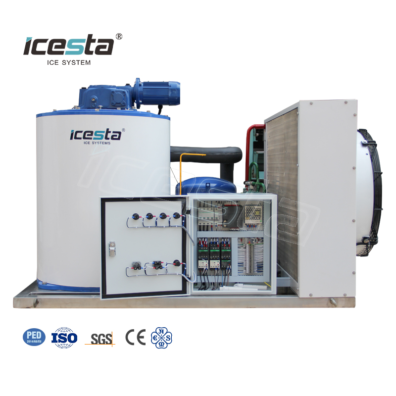 ICESTA 2 Ton (2000kg) Commercial Flake Ice Machine | Factory Direct