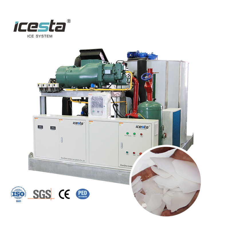 ICESTA 8-15 Ton Industrial Flake Ice Machine para sa Isda
