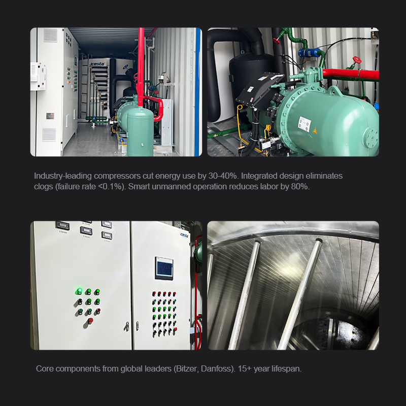 ICESTA All-Weather High Temperature Snow Making System for Indoor Ski Resort