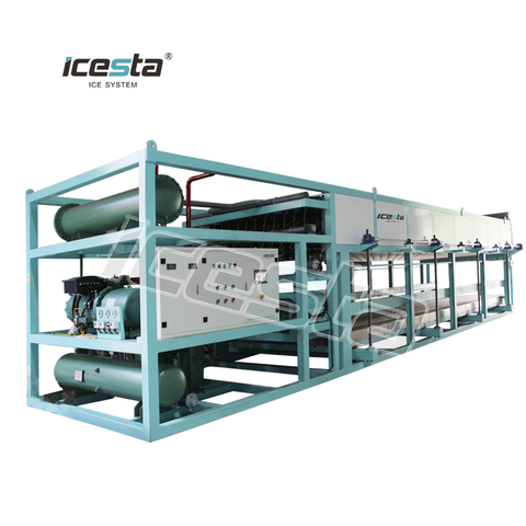 Customized Icesta Full automatic 13.5T daily capacity Direct Cooling Block ice machine $30000 - $50000