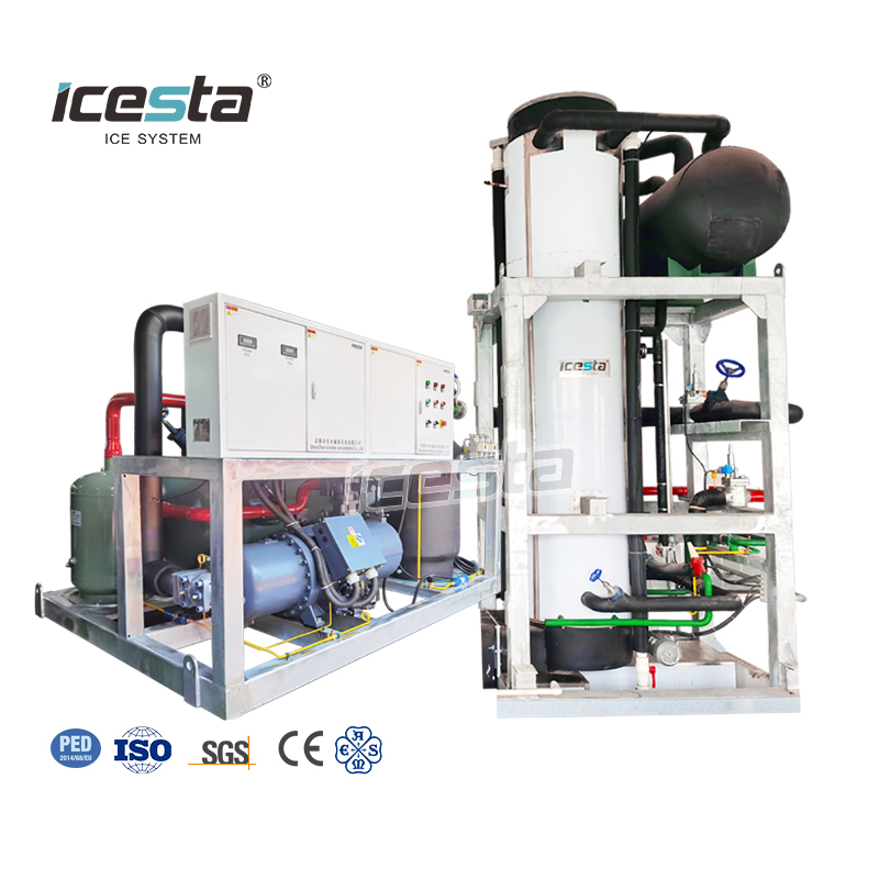 ICESTA Customized energy-saving High Productivity Long Service Life 20 Ton industrial tube ice machine $59000