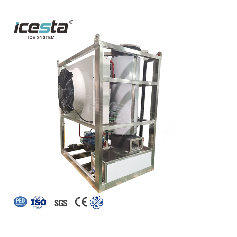 Icesta ice tube machine with 3 ton air cooling automatic High Productivity Long Service Life For Drinks