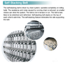 ICESTA Industrial Self-stacking Spiral Quick Freezer, Automatic, spiral freezer equipment, Compact and Hygienic 
