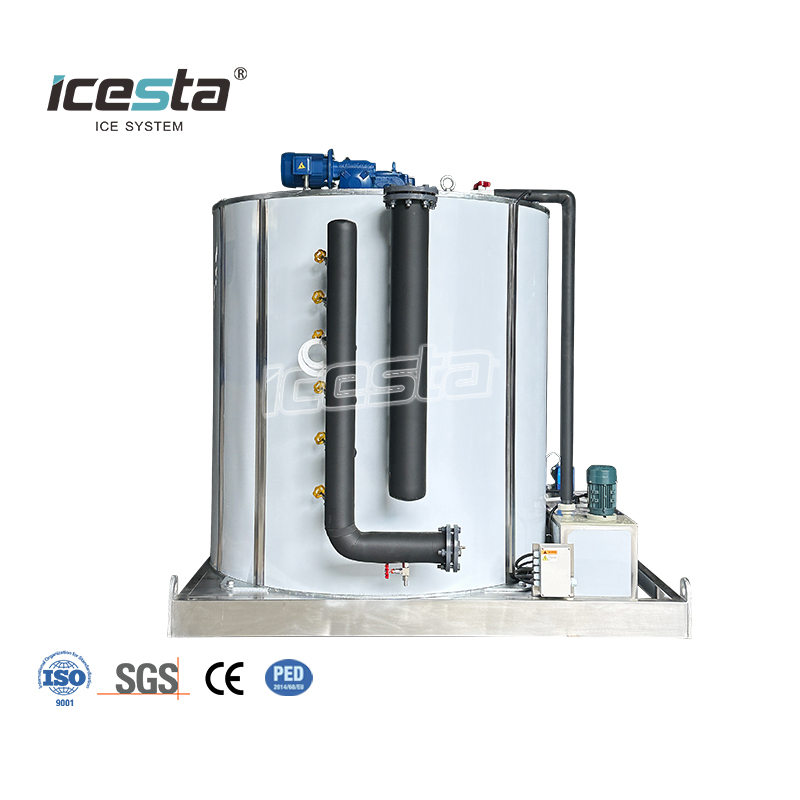 ICESTA CE Approved Flake Ice Drum Evaporator for Ammonia Ice Plant