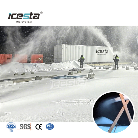 ICESTA Industrial Grade All-Year Snow Maker for Indoor Ski Resort Construction Project