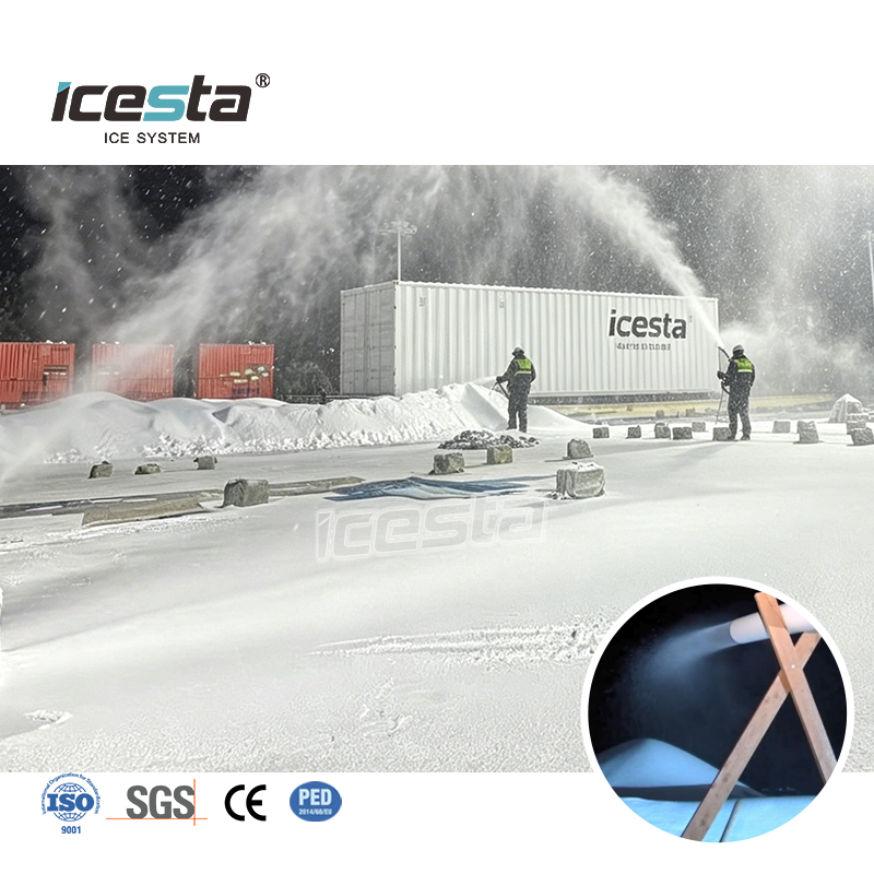All Season Artificial Snow Maker System for Indoor Ski Resort Daily Operation