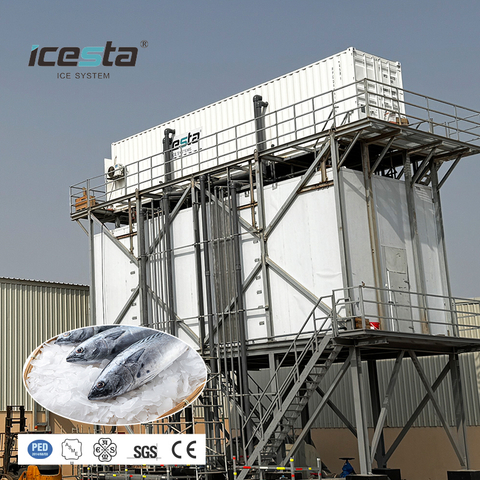 ICESTA Automatic High Productivity Long Service Life 40 Ton Containerized slurry ice system $160000-$170000