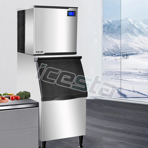 Icesta heavy duty sufficient ice production 465kg/24hours cube ice machine $1500-2500