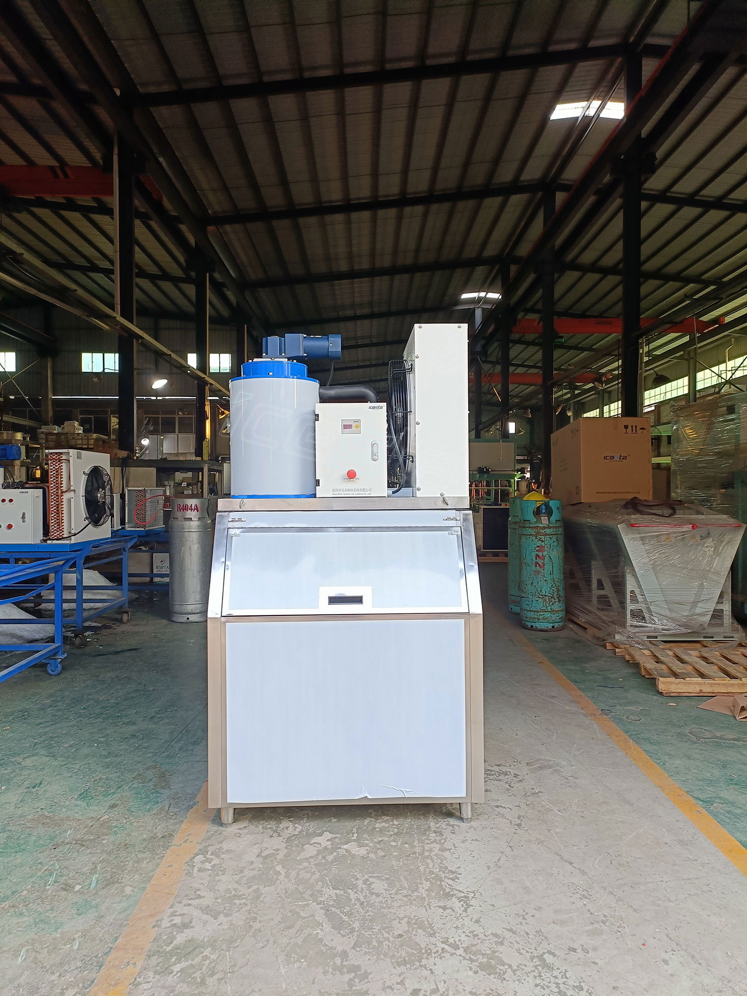 Commercial flake ice machine new style 300kg 500kg 1 ton from sale Manufacturer ICESTA US$2200 - US$5000
