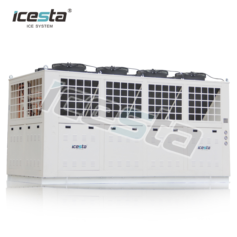 ICESTA high relible Long Service Life 210hp big Industrial Parallel piston compressor condensing unit $140000
