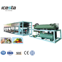 Icesta 10 30 50 Ton Mesin Es Blok Kontainer dengan Pabrik Bergerak Ruang Dingin $46000 -