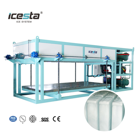 ICESTA 1-5t Direct-cooling Block Ice Making Machine Daily Capacity