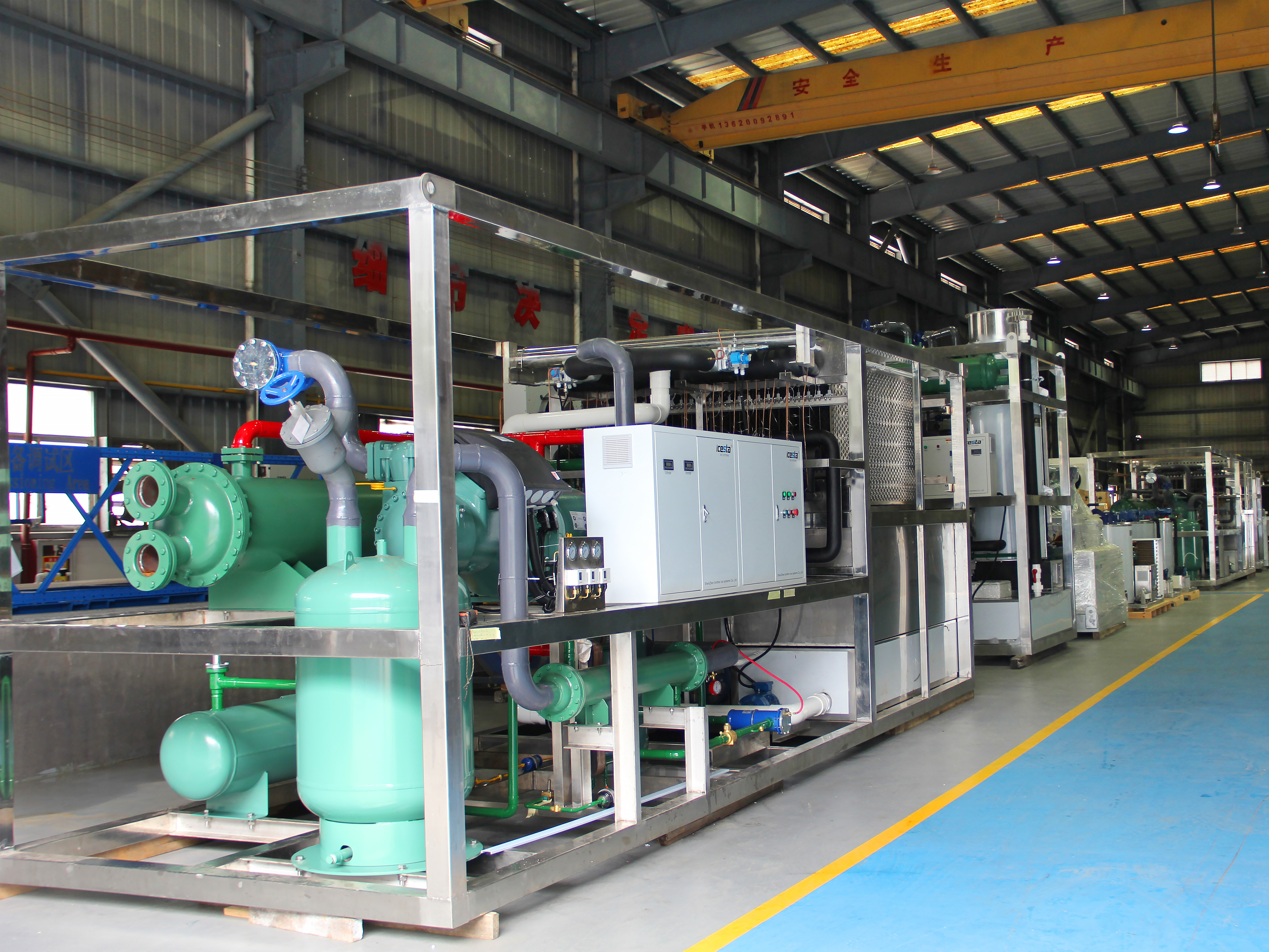 Icesta ice tube machine with 3 ton air cooling automatic High Productivity Long Service Life For Drinks